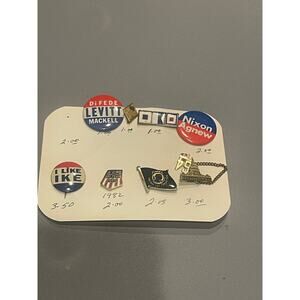 Vintage Miscellaneous Button Pins Brooch